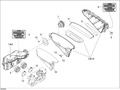 Fits 2008 Ski-Doo GTX SPORT 500SS Secondary Chamber ASM, OEM Part # 508000431 - schematic diagram