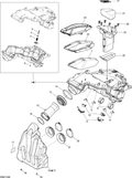 Fits 2010-2013 Ski-Doo MXZ X 600RS XP / MX Z X 600RS Secondary Chamber, OEM Part # 508000623 - schematic diagram