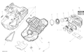 Fits 2015 Ski-Doo Grand Touring LE 600HOETEC XR137 HEAT Shield, OEM Part # 508000793 - schematic diagram