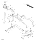 Fits 2008-2013 Ski-Doo MXZ X 600RS XP / MX Z X 600RS Bleeder HOSE, OEM Part # 509000518 - schematic diagram