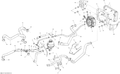 Fits 2012-2015 Ski-Doo Grand Touring LE XR137 / Grand Touring SE XR137 Water PIPE, OEM Part # 509000825 - schematic diagram
