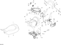Fits 2008-2009 Ski-Doo Expedition TUV 600 H.O. SDI REV-XU Backrest AXLE, OEM Part # 510004843 - schematic diagram