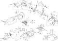 Fits 2014-2015 Ski-Doo Expedition LE 4-TEC / Expedition LE 600 E-TEC FOAM Backrest, OEM Part # 510005833 - schematic diagram