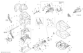 Fits 2015 Ski-Doo Grand Touring SE XR137 Front SEAT Cover, OEM Part # 510005967 - schematic diagram