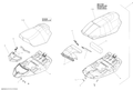 Fits 2015 Ski-Doo Freeride 800RETEC XM-RS SEAT Cover, OEM Part # 510006012 - schematic diagram