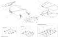 Fits 2008-2013 Ski-Doo GSX LE & SE XR / GSX LE 600HOE XP RH Tunnel RAIL, OEM Part # 511000483 - schematic diagram