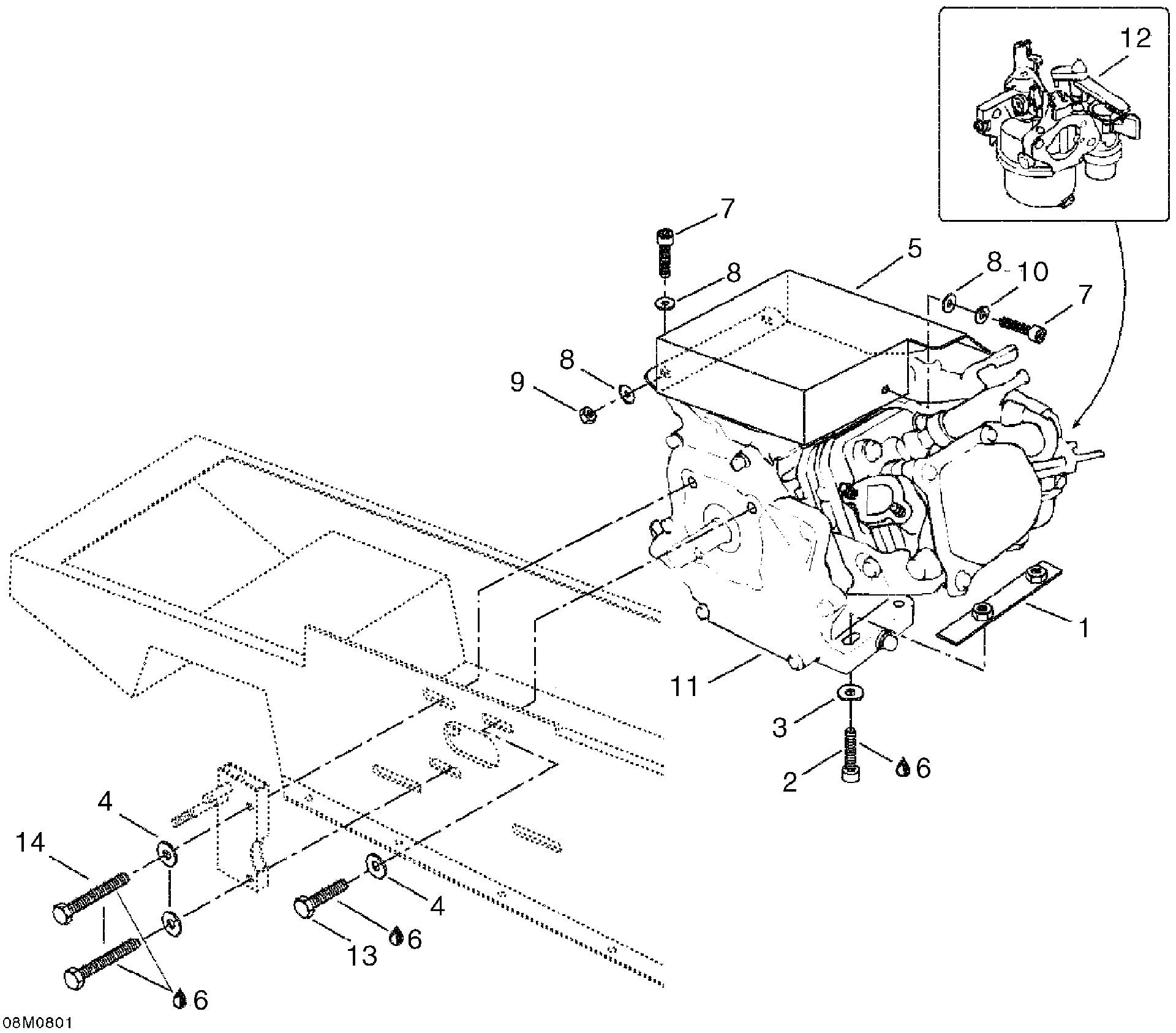 Fits 2008 Ski-Doo Mini Z Stopper Plate, OEM Part # 512057400 - schematic diagram