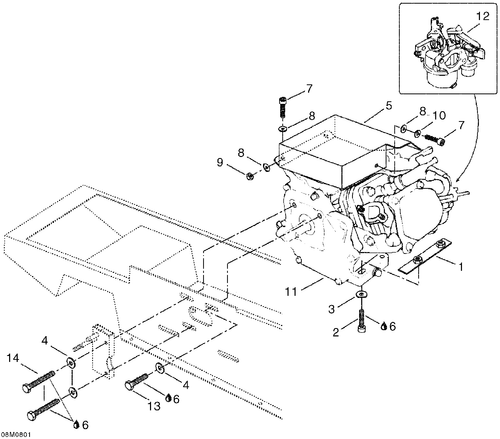 Fits 2008 Ski-Doo Mini Z Stopper Plate, OEM Part # 512057400 - schematic diagram