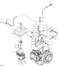 Fits 2008 Ski-Doo Mini Z Release Spring, OEM Part # 512059048 - schematic diagram