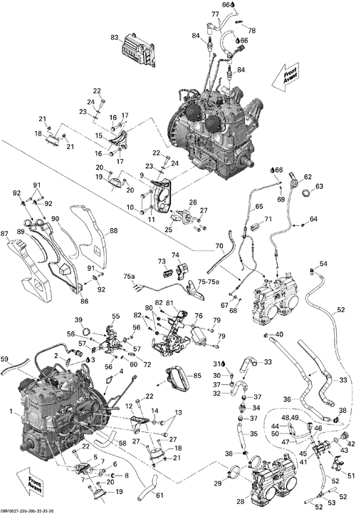 Fits 2008 Ski-Doo GSX LTD 800R / MX Z ADRENALINE 800R Calibrated Module 800R, OEM Part # 512060257 - schematic diagram