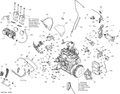 Fits 2013 Ski-Doo SUMMIT SP 800RE XM / SUMMIT X 800RE XM Support Coils, OEM Part # 512060856 - schematic diagram
