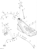 Fits 2008-2009 Ski-Doo GSX Fan / GTX Fan Support, OEM Part # 513033066 - schematic diagram