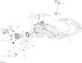 Fits 2008-2010 Ski-Doo Expedition TUV 600HO SDI XU / Expedition TUV SE 600HO SDI XU HOSE Ass`y FUEL Delivery, OEM Part # 513033430 - schematic diagram