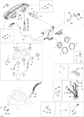 Fits 2008-2009 Ski-Doo Expedition TUV 600 H.O. SDI / Expedition TUV V800 4-TEC RING Gauge, OEM Part # 515176216 - schematic diagram