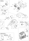 Fits 2008-2009 Ski-Doo Freestyle Back Country / Legend Touring Headlamp Bushing, OEM Part # 515176289 - schematic diagram