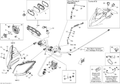 Fits 2011 Ski-Doo Tundra STD & Sport & LT 550F XP-LTS MAIN Harness ASM, OEM Part # 515177000 - schematic diagram