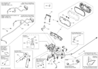 Schematic diagram for Fits 2013 Ski-Doo MXZ TNT 800RETEC XS / MXZ X 600HOE Wiring Harness Main, OEM Part # 515177375