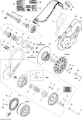 Fits 2008-2009 Ski-Doo Summit Fan / Summit 550F Decal Hight Altitude, OEM Part # 516002740 - schematic diagram
