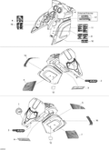 Fits 2008-2009 Ski-Doo Freestyle Back Country / GSX Fan Security Label Passenger, OEM Part # 516003026 - schematic diagram