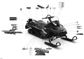 Fits 2008-2017 Ski-Doo EXPEDITION - 2-STROKE - LE-SE-XTREME Warning Decal, Pictogram, OEM Part # 516003027 - schematic diagram