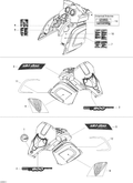 Fits 2008 Ski-Doo Expedition Sport V-800 Decal SIDE LH, OEM Part # 516003198 - schematic diagram