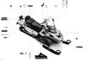 Fits 2009-2013 Ski-Doo Skandic WT 550F XU / Expedition LE 600HOETEC XU Warning Decal, OEM Part # 516003926 - schematic diagram