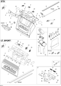 Fits 2010 Ski-Doo Skandic Tundra Warning Decal-security-en, OEM Part # 516003933 - schematic diagram