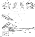 Fits 2010 Ski-Doo Summit HillClimb LH SIDE Decal, OEM Part # 516003974 - schematic diagram
