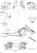 Fits 2010 Ski-Doo Renegade Adrenaline 1200 LH KNEE Decal, OEM Part # 516004064 - schematic diagram