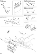Fits 2010 Ski-Doo Grand-Touring Sport 550F / Grand-Touring Sport 600 Warning Decal Security ENG, OEM Part # 516004298 - schematic diagram