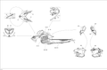 Fits 2013 Ski-Doo MXZ X 600RS XP / MXZ XRS 600HOE LH Upper SIDE Decal, OEM Part # 516005241 - schematic diagram
