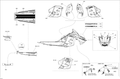 Fits 2013 Ski-Doo GSX SE 800RE XR HOOD Decal Rotax 800R E TE, OEM Part # 516005383 - schematic diagram