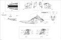 Fits 2013 Ski-Doo MXZ X & TNT XR / RENEGADE X & ADRENALINE XR RH Lower SIDE Decal, OEM Part # 516005410 - schematic diagram