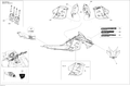 Fits 2013-2014 Ski-Doo GRAND TOURING SE 12004TEC XR / GRAND TOURING LE & SE XR LH REAR Upper SIDE Decal, OEM Part # 516005471 - schematic diagram