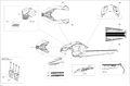 Fits 2014 Ski-Doo MXZ X 600HOE XS / MXZ X 800RETEC XS SIDE Decal MXZ, OEM Part # 516006001 - schematic diagram