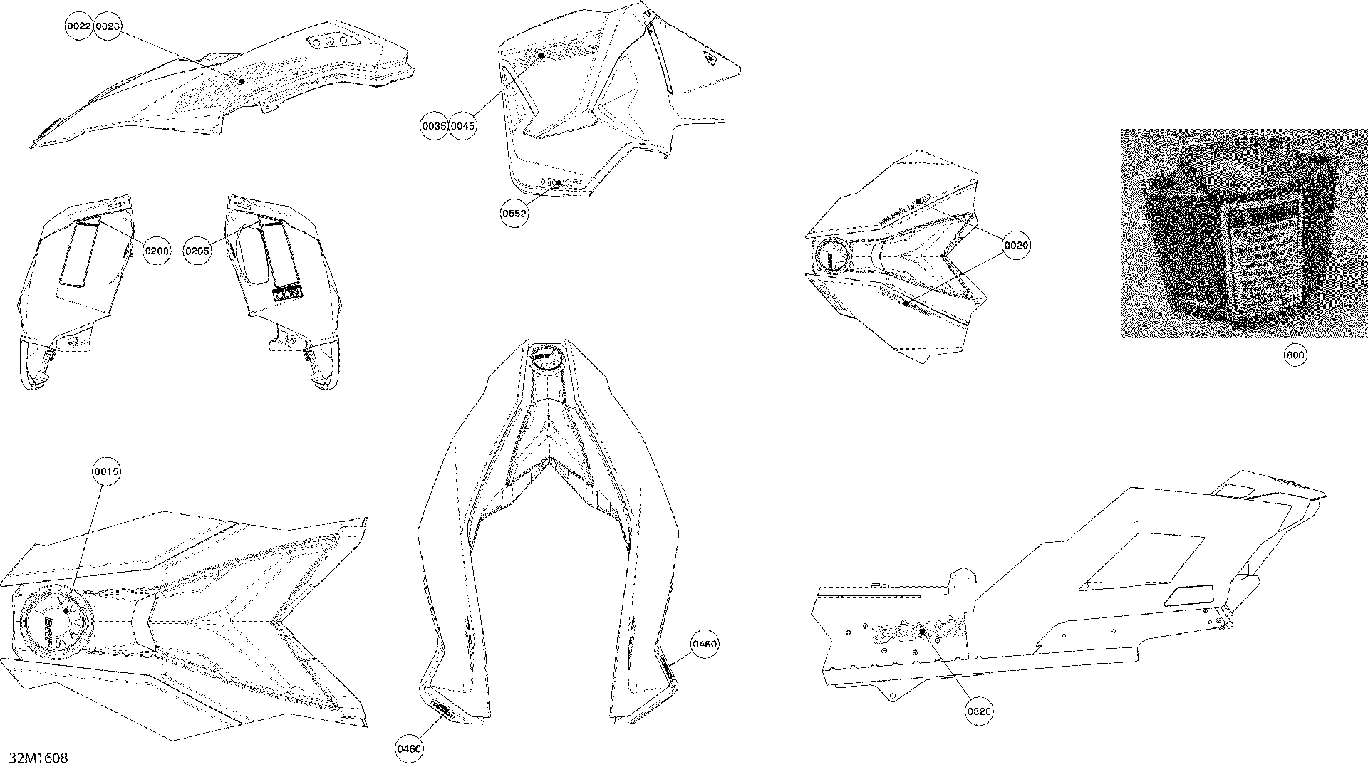Fits 2016 Ski-Doo GRAND TOURING - 2-STROKE / GRAND TOURING - 4-STROKE Decal, OEM Part # 516007327 - schematic diagram