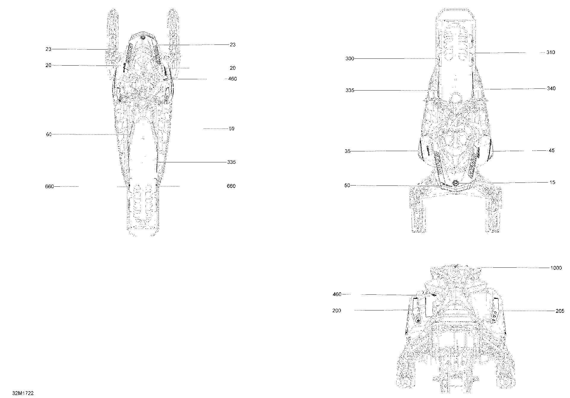 Fits 2017 Ski-Doo SUMMIT - 850 E-TEC LH Frame Decal, 165, OEM Part # 516007639 - schematic diagram