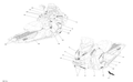 Fits 2017 Ski-Doo MXZ - 2-STROKE - 600HO E-TEC / MXZ - 4-STROKE Decal LH, OEM Part # 516007949 - schematic diagram