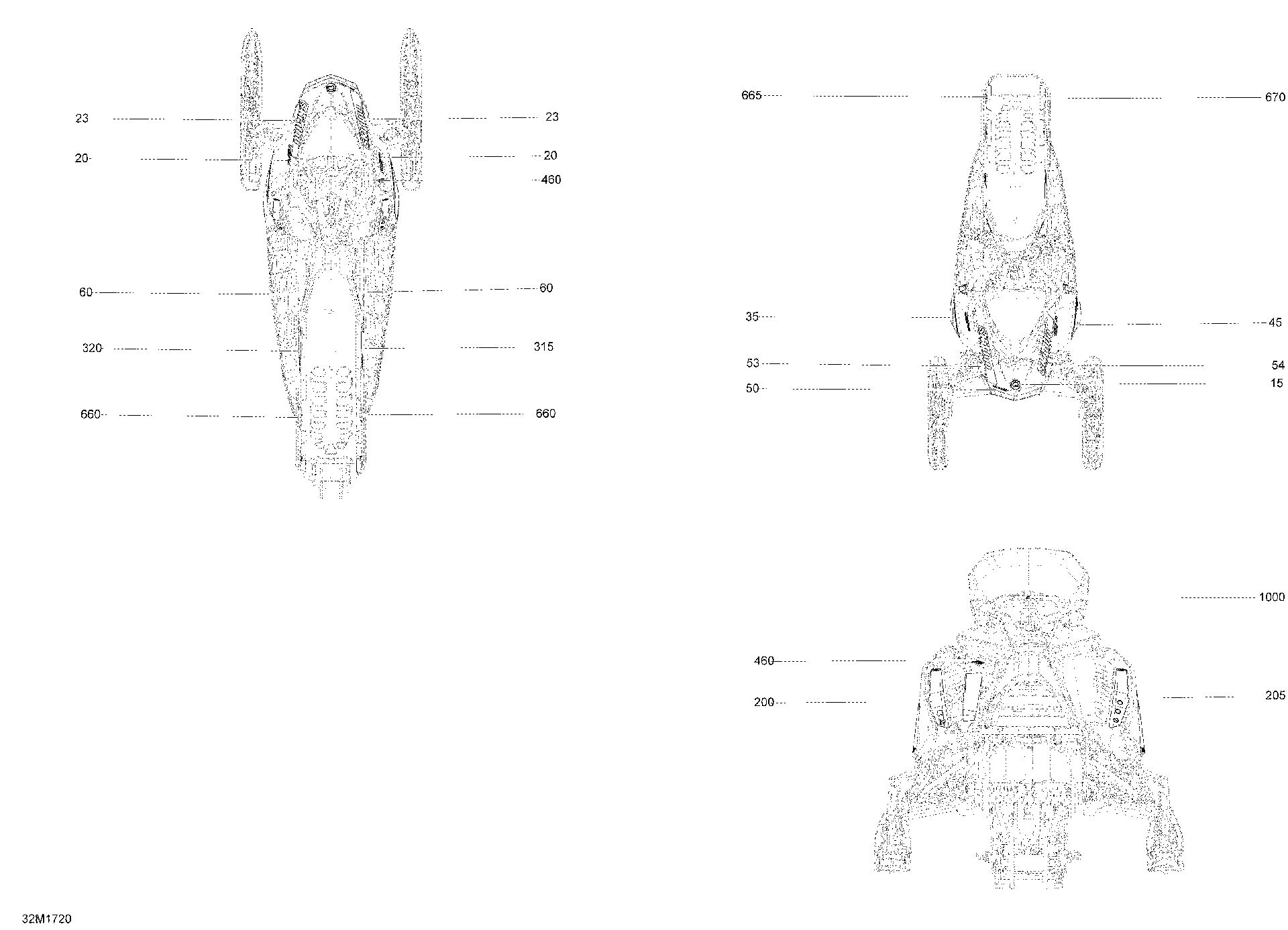 Fits 2017 Ski-Doo RENEGADE - 2-STROKE - 850 E-TEC LH SIDE Decal, OEM Part # 516008125 - schematic diagram