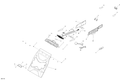 Fits 2017 Ski-Doo MXZ 600 RS Decal X, OEM Part # 516008203 - schematic diagram