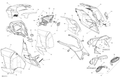 Fits 2012-2014 Ski-Doo MXZ TNT 12004TEC XR / MXZ X 12004TEC XR Rh.deflector, OEM Part # 517305039 - schematic diagram