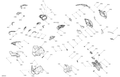 Fits 2018 Ski-Doo 2- RENEGADE 600HO E-TEC / 7- RENEGADE 4-TEC LH HOOD, OEM Part # 517306412 - schematic diagram