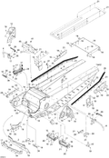 Fits 2008 Ski-Doo Expedition Sport 550F / Skandic Tundra 300F Frame Extention, OEM Part # 518324199 - schematic diagram