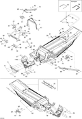 Fits 2008 Ski-Doo Summit Adrenaline 600HO SDI WIRE Protector RH, OEM Part # 518324970 - schematic diagram