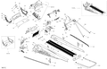 Fits 2015-2017 Ski-Doo SUMMIT - 2-STROKE - 800R E-TEC / SUMMIT 800R E-TEC REAR Bumper, 174, OEM Part # 518327956 - schematic diagram