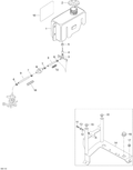 Fits 2008-2011 Ski-Doo Skandic WT 550F YetiII / Skandic SUV 550F Spring, OEM Part # 519000065 - schematic diagram