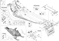 Fits 2008-2009 Ski-Doo MX Z TNT 600 H.O. E-TEC (MJ9A / MX Z X 600RS Warning Decal Security FRE, OEM Part # 520000696 - schematic diagram
