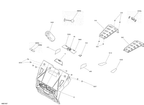 Fits 2009-2018 Ski-Doo 1- GRAND TOURING 600HO E-TEC / 3- GRAND TOURING 900 ACE LH Footrest, MAT Black, OEM Part # 520000769 - schematic diagram