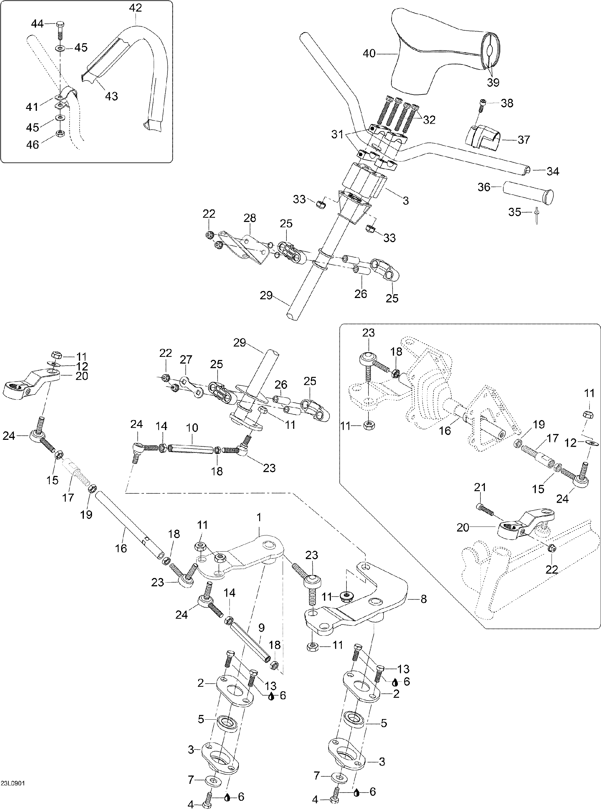 Fits 2009 Ski-Doo Skandic SUV 600 Europe Cover Plate, OEM Part # 5345380 - schematic diagram