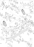 Fits 2009 Ski-Doo Skandic SUV 600 Europe Stopper Rubber, OEM Part # 5448216 - schematic diagram